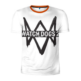 Мужская футболка 3D спортивная с принтом Watch Dogs 2 , 100% полиэстер с улучшенными характеристиками | приталенный силуэт, круглая горловина, широкие плечи, сужается к линии бедра | 2 | dogs | ubisoft | watch | хакер