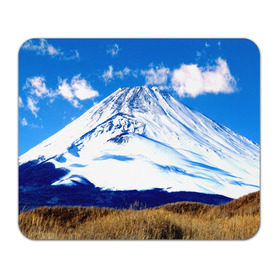 Коврик прямоугольный с принтом Фудзияма , натуральный каучук | размер 230 х 185 мм; запечатка лицевой стороны | Тематика изображения на принте: горы | пейзаж | фудзи