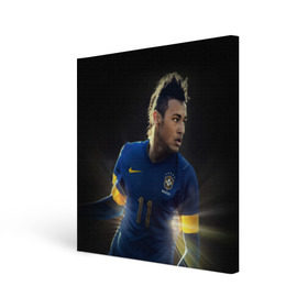 Холст квадратный с принтом Neymar , 100% ПВХ |  | барселона | бразилия | неймар | футбол | футболист