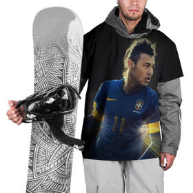 Накидка на куртку 3D с принтом Neymar , 100% полиэстер |  | Тематика изображения на принте: барселона | бразилия | неймар | футбол | футболист