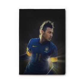Обложка для автодокументов с принтом Neymar , натуральная кожа |  размер 19,9*13 см; внутри 4 больших “конверта” для документов и один маленький отдел — туда идеально встанут права | Тематика изображения на принте: барселона | бразилия | неймар | футбол | футболист