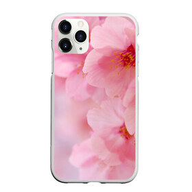Чехол для iPhone 11 Pro матовый с принтом Сакура , Силикон |  | весна | вишня | розовый | цветение | цветы | япония
