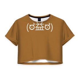 Женская футболка 3D укороченная с принтом Уоррена , 100% полиэстер | круглая горловина, длина футболки до линии талии, рукава с отворотами | geek | is | life | lis | strange | гики | символы