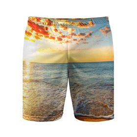 Мужские шорты 3D спортивные с принтом Лазурный берег ,  |  | Тематика изображения на принте: берег | лето | море | отдых