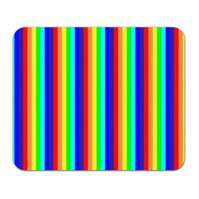 Коврик прямоугольный с принтом Радуга вертикальные полосы , натуральный каучук | размер 230 х 185 мм; запечатка лицевой стороны | Тематика изображения на принте: вертикальные | жёлтый | зелёный | красный | оранжевый | полосы | радуга | синий | фиолетовый