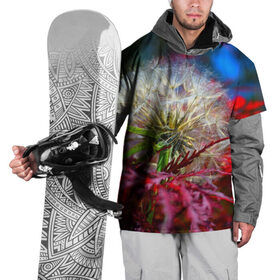 Накидка на куртку 3D с принтом Одуванчик , 100% полиэстер |  | Тематика изображения на принте: 3д | новая | одуванчик | популярная | природа | цветы | яркая