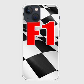 Чехол для iPhone 13 mini с принтом Формула 1 ,  |  | Тематика изображения на принте: f1 | formula 1 | авто | автогонки | автоспорт | спорткар | финиш