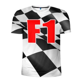 Мужская футболка 3D спортивная с принтом Формула 1 , 100% полиэстер с улучшенными характеристиками | приталенный силуэт, круглая горловина, широкие плечи, сужается к линии бедра | f1 | formula 1 | авто | автогонки | автоспорт | спорткар | финиш