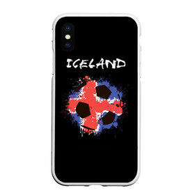 Чехол для iPhone XS Max матовый с принтом Исландия , Силикон | Область печати: задняя сторона чехла, без боковых панелей | euro 2016