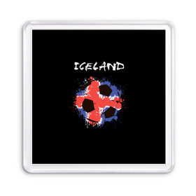 Магнит 55*55 с принтом Исландия , Пластик | Размер: 65*65 мм; Размер печати: 55*55 мм | euro 2016