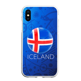 Чехол для iPhone XS Max матовый с принтом Исландия , Силикон | Область печати: задняя сторона чехла, без боковых панелей | euro 2016