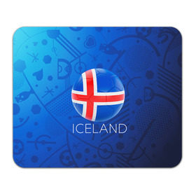 Коврик прямоугольный с принтом Исландия , натуральный каучук | размер 230 х 185 мм; запечатка лицевой стороны | euro 2016