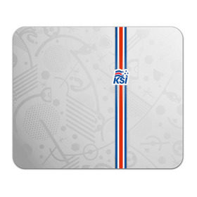 Коврик прямоугольный с принтом Форма сборной Исландии по футболу , натуральный каучук | размер 230 х 185 мм; запечатка лицевой стороны | Тематика изображения на принте: euro 2016