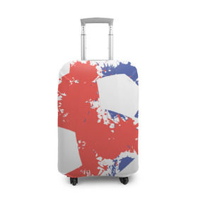 Чехол для чемодана 3D с принтом Сборная Исландии , 86% полиэфир, 14% спандекс | двустороннее нанесение принта, прорези для ручек и колес | исландия