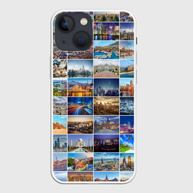 Чехол для iPhone 13 mini с принтом Туризм (10х10) ,  |  | азия | берлин | вегас | венеция | воспоминания | города | достопримечательности | европа | египет | калифорния | каникулы | лондон | милан | москва | ностальгия | нью йорк | отдых | отпуск | память