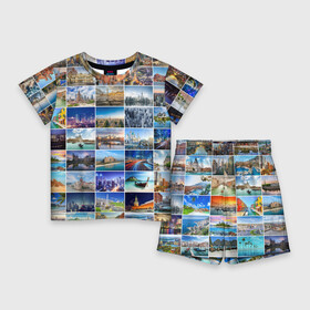 Детский костюм с шортами 3D с принтом Страны мира (9х9) ,  |  | азия | берлин | вегас | венеция | воспоминания | города | достопримечательности | европа | египет | калифорния | каникулы | лондон | милан | москва | ностальгия | нью йорк | отдых | отпуск | память