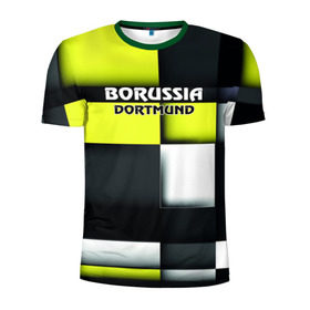 Мужская футболка 3D спортивная с принтом Borussia , 100% полиэстер с улучшенными характеристиками | приталенный силуэт, круглая горловина, широкие плечи, сужается к линии бедра | 