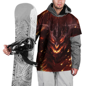 Накидка на куртку 3D с принтом Дьявол , 100% полиэстер |  | Тематика изображения на принте: демон | дьявол | монстр | прикольные картинки | чёрт