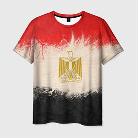 Мужская футболка 3D с принтом Египет , 100% полиэфир | прямой крой, круглый вырез горловины, длина до линии бедер | африка | курорт | море | нации | санкции | страна | флаг