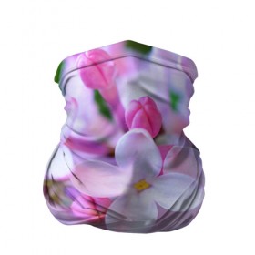 Бандана-труба 3D с принтом Сирень , 100% полиэстер, ткань с особыми свойствами — Activecool | плотность 150‒180 г/м2; хорошо тянется, но сохраняет форму | лепестки | прикольные картинки | цветочки | цветы