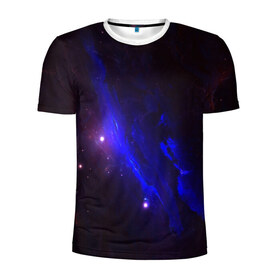 Мужская футболка 3D спортивная с принтом Вселенная , 100% полиэстер с улучшенными характеристиками | приталенный силуэт, круглая горловина, широкие плечи, сужается к линии бедра | 3д | вселенная | гравитация | звезда | космос | новая