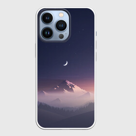 Чехол для iPhone 13 Pro с принтом Ночное небо ,  |  | mountains | sky | space | астрономия | горы | космос | небо | ночное небо