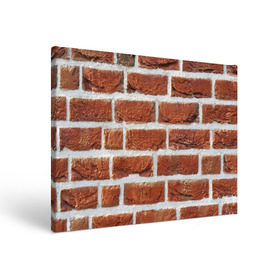Холст прямоугольный с принтом старая кирпичная стена , 100% ПВХ |  | камни | кирпич | постройка | стена | стройка | цемент