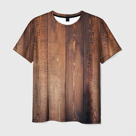 Мужская футболка 3D с принтом паркет , 100% полиэфир | прямой крой, круглый вырез горловины, длина до линии бедер | бревна | дерево | доски | паркет | пол