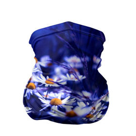 Бандана-труба 3D с принтом Ромашки , 100% полиэстер, ткань с особыми свойствами — Activecool | плотность 150‒180 г/м2; хорошо тянется, но сохраняет форму | лепестки | прикольные картинки | ромашки | цветочки | цветы