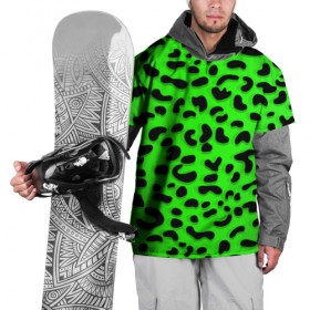 Накидка на куртку 3D с принтом Леопард , 100% полиэстер |  | 