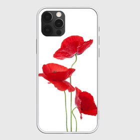 Чехол для iPhone 12 Pro Max с принтом Маки , Силикон |  | Тематика изображения на принте: field | flowers | poppies | poppy | red | wild | красные | мак | маки | поле | полевые | цветы