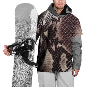 Накидка на куртку 3D с принтом Карибский удав , 100% полиэстер |  | Тематика изображения на принте: змея | камуфляж | карибы | новинки | текстура