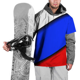 Накидка на куртку 3D с принтом Российский флаг , 100% полиэстер |  | косой | наклонный | триколор