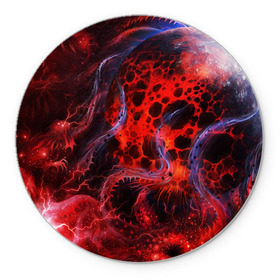 Коврик круглый с принтом Красная планета , резина и полиэстер | круглая форма, изображение наносится на всю лицевую часть | звёзды | космическое пространство | космос | планета | созвездие