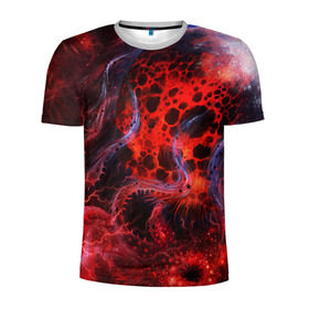 Мужская футболка 3D спортивная с принтом Красная планета , 100% полиэстер с улучшенными характеристиками | приталенный силуэт, круглая горловина, широкие плечи, сужается к линии бедра | звёзды | космическое пространство | космос | планета | созвездие