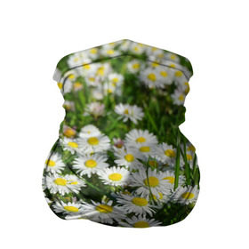 Бандана-труба 3D с принтом Ромашки 2 , 100% полиэстер, ткань с особыми свойствами — Activecool | плотность 150‒180 г/м2; хорошо тянется, но сохраняет форму | лепестки | прикольные картинки | ромашки | цветочки | цветы