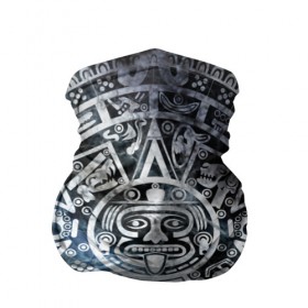 Бандана-труба 3D с принтом Народ Майя , 100% полиэстер, ткань с особыми свойствами — Activecool | плотность 150‒180 г/м2; хорошо тянется, но сохраняет форму | декор | древний | дух | индийские | монстр | символ | существо | текстуры | украшения | элемент
