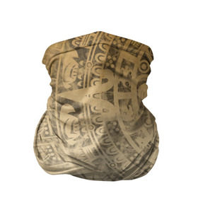 Бандана-труба 3D с принтом Народ Майя , 100% полиэстер, ткань с особыми свойствами — Activecool | плотность 150‒180 г/м2; хорошо тянется, но сохраняет форму | античный | ацтеки | гранж | живопись | культура | майя | орнамент | ретро | старинный | элемент