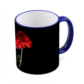 Кружка 3D с принтом Маки , керамика | ёмкость 330 мл | Тематика изображения на принте: background | black | flowers | poppies | poppy | red | wild | красные | мак | маки | полевые | фон | цветы | черный