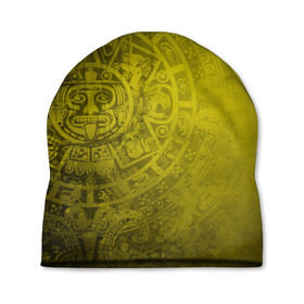 Шапка 3D с принтом Народ Майя , 100% полиэстер | универсальный размер, печать по всей поверхности изделия | античный | ацтеки | гранж | живопись | культура | майя | орнамент | ретро | старинный | элемент