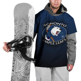 Накидка на куртку 3D с принтом Toronto Maple Leafs , 100% полиэстер |  | nhl | toronto maple leafs | спорт | хоккей