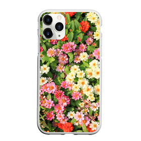 Чехол для iPhone 11 Pro Max матовый с принтом Весеннее настроение , Силикон |  | аромат | букет | вазон | великолепие | краски | красота | куст | луг | полевые цветы | полянка | природа | растения | розы | ромашки | тюльпаны | украшение | фауна | цветник | цветок | цветочек | цветы
