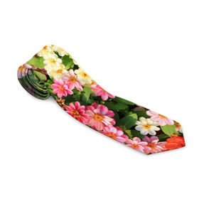 Галстук 3D с принтом Весеннее настроение , 100% полиэстер | Длина 148 см; Плотность 150-180 г/м2 | аромат | букет | вазон | великолепие | краски | красота | куст | луг | полевые цветы | полянка | природа | растения | розы | ромашки | тюльпаны | украшение | фауна | цветник | цветок | цветочек | цветы