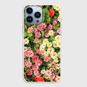 Чехол для iPhone 13 Pro Max с принтом Весеннее настроение ,  |  | Тематика изображения на принте: аромат | букет | вазон | великолепие | краски | красота | куст | луг | полевые цветы | полянка | природа | растения | розы | ромашки | тюльпаны | украшение | фауна | цветник | цветок | цветочек | цветы