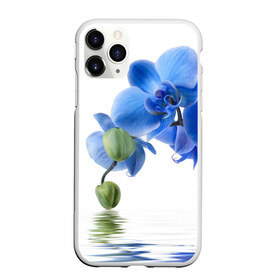 Чехол для iPhone 11 Pro Max матовый с принтом Веточка орхидеи , Силикон |  | ветка | красота | нежность | орхидея | природа | растение | фауна | цветок | цветы