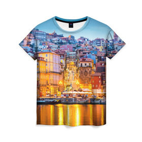Женская футболка 3D с принтом Португалия , 100% полиэфир ( синтетическое хлопкоподобное полотно) | прямой крой, круглый вырез горловины, длина до линии бедер | europe | lisbon | portugal | европа | ес | загар | каникулы | купание | лиссабон | море | отдых | отпуск | пляж | португалия | туризм