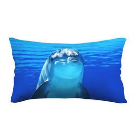 Подушка 3D антистресс с принтом Дельфин , наволочка — 100% полиэстер, наполнитель — вспененный полистирол | состоит из подушки и наволочки на молнии | вода | дельфин | море | отдых | отпуск | подводный мир | туризм