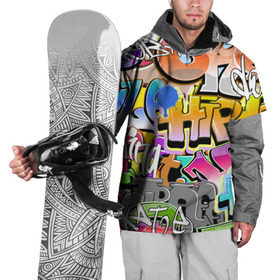 Накидка на куртку 3D с принтом Пикассо из будущего , 100% полиэстер |  | Тематика изображения на принте: искусство | радуга | улицы