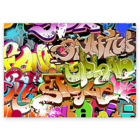 Поздравительная открытка с принтом Пикассо из будущего , 100% бумага | плотность бумаги 280 г/м2, матовая, на обратной стороне линовка и место для марки
 | Тематика изображения на принте: арт | граффити | искусство | надписи | новинки | радуга | улицы
