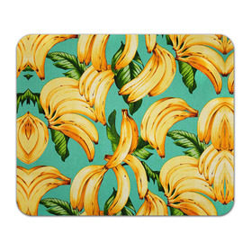 Коврик прямоугольный с принтом Банан , натуральный каучук | размер 230 х 185 мм; запечатка лицевой стороны | banana | банан | бананы | паттерн